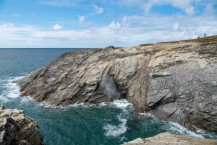 Porth Island blowhole