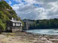 Manadwyn beneath Menai Suspension Bridge