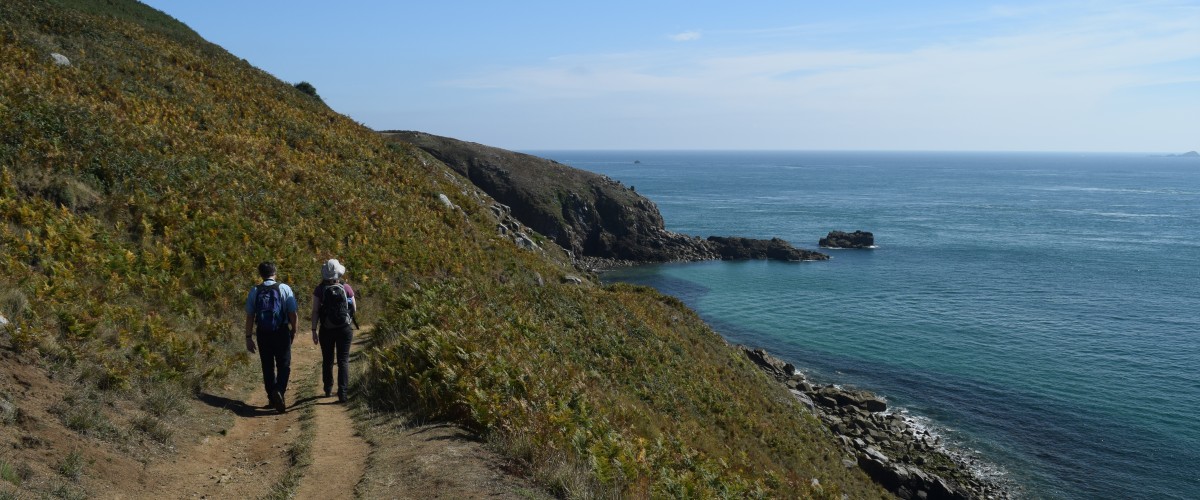 Walk Herm's coast path