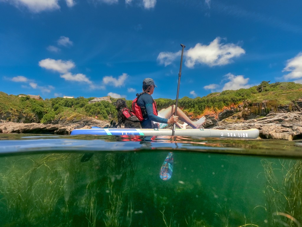 SUP in Prussia Cove